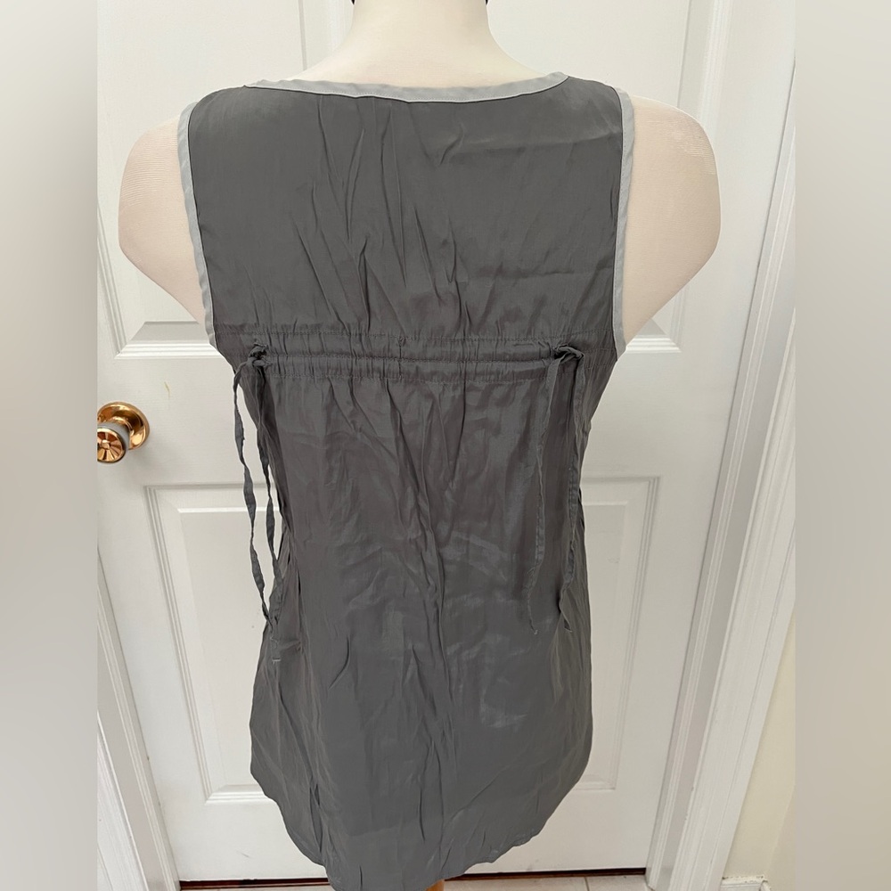 George Gray and Light Gray Tank Top size medium